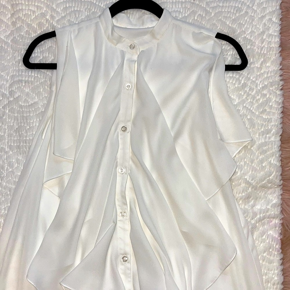 Sleeveless Button Down Dress S/M